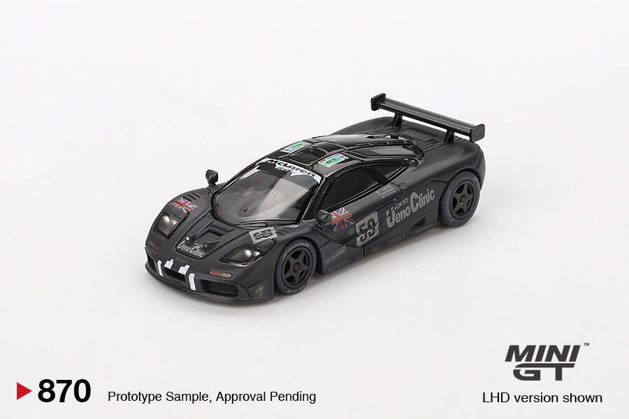 (ÖN SATIŞ) Mini GT 1/64 McLaren F1 GTR 1995 Le Mans 24Hr Winner Post-Race Weathered MGT00870