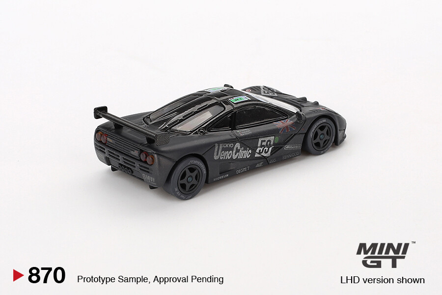 (ÖN SATIŞ) Mini GT 1/64 McLaren F1 GTR 1995 Le Mans 24Hr Winner Post-Race Weathered MGT00870 - Thumbnail