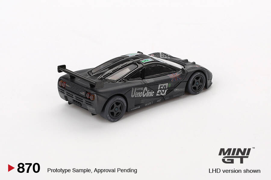 (ÖN SATIŞ) Mini GT 1/64 McLaren F1 GTR 1995 Le Mans 24Hr Winner Post-Race Weathered MGT00870