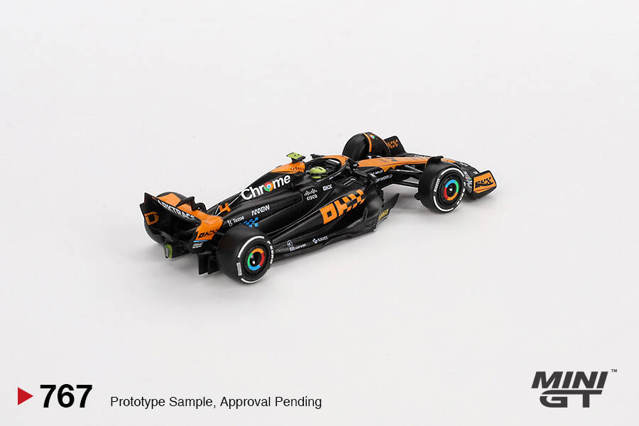 (ÖN SATIŞ) Mini GT 1/64 McLaren MCL60 #4 Lando Norris 2023 F1 2023 Japanese GP 2nd Place MGT00767