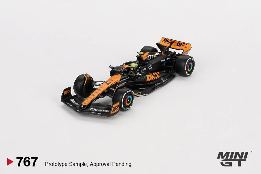 (ÖN SATIŞ) Mini GT 1/64 McLaren MCL60 #4 Lando Norris 2023 F1 2023 Japanese GP 2nd Place MGT00767
