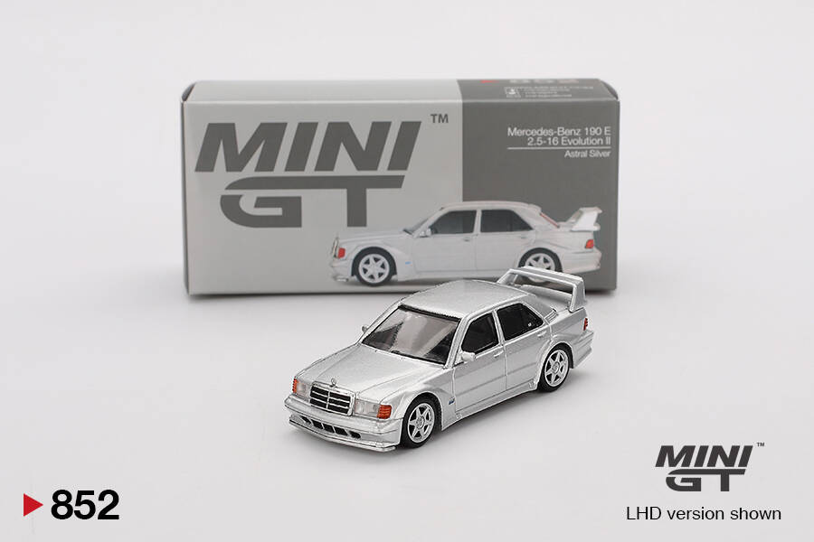 Mini GT 1/64 Mercedes-Benz 190E 2.5-16 Evolution II Astral Silver MGT00852