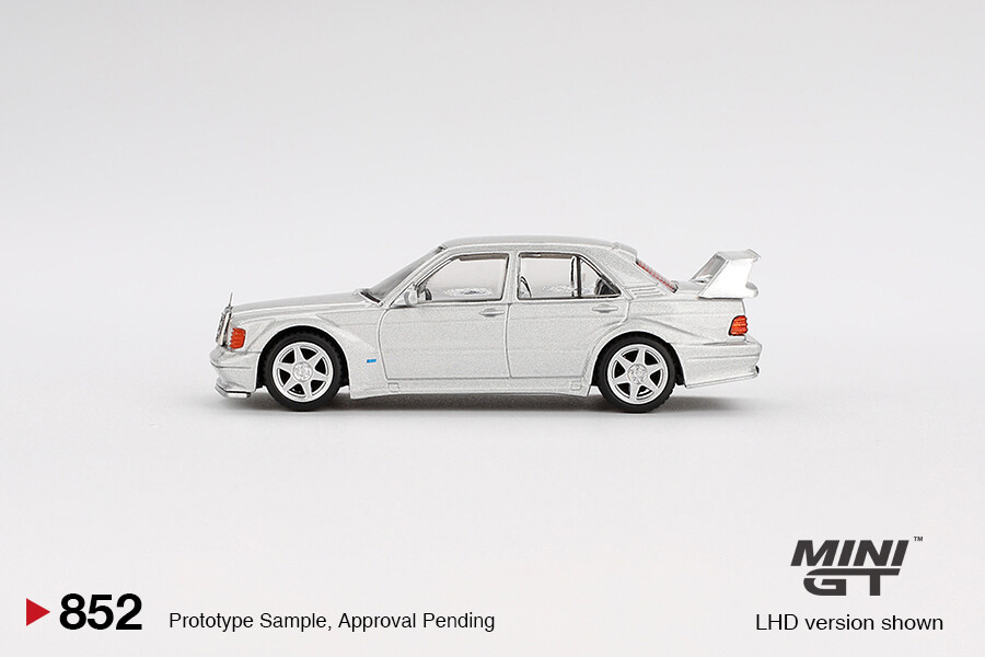 Mini GT 1/64 Mercedes-Benz 190E 2.5-16 Evolution II Astral Silver MGT00852 - Thumbnail