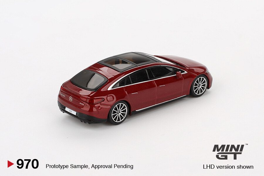 (ÖN SATIŞ) Mini GT 1/64 Mercedes-Benz EQS 580 4MATIC Red Metallic MGT00970 - Thumbnail