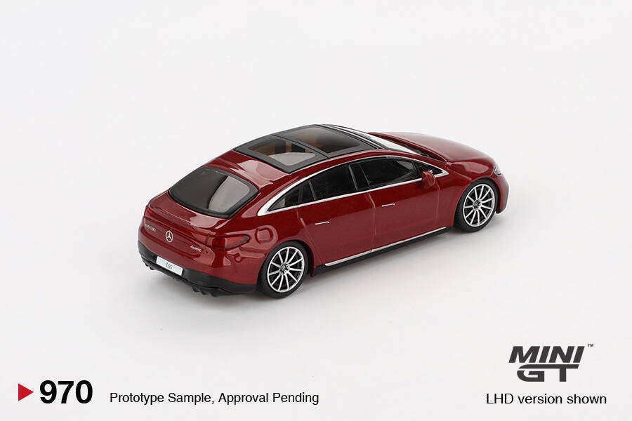 (ÖN SATIŞ) Mini GT 1/64 Mercedes-Benz EQS 580 4MATIC Red Metallic MGT00970