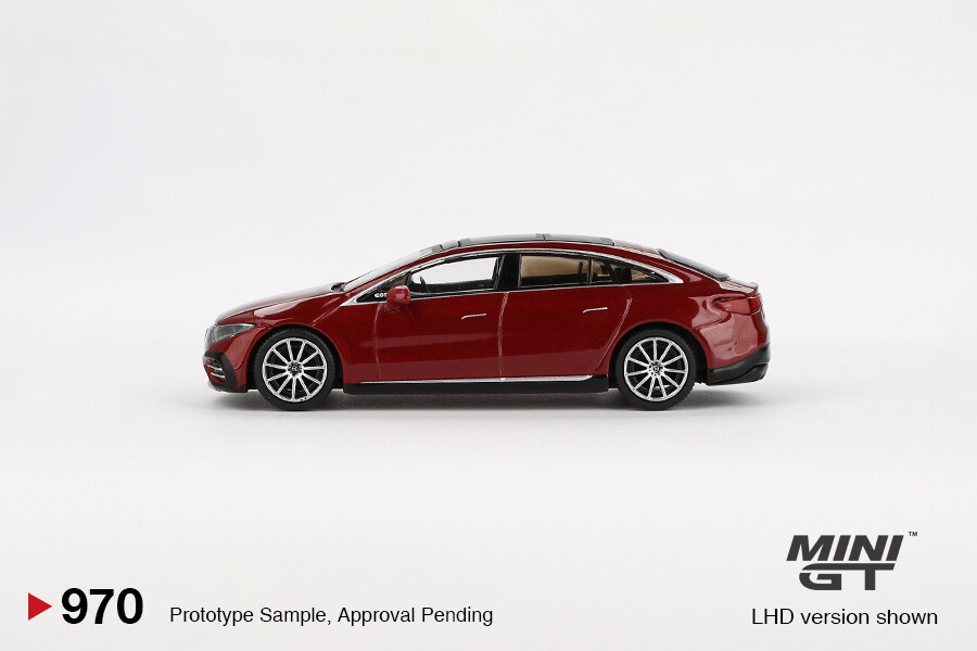 (ÖN SATIŞ) Mini GT 1/64 Mercedes-Benz EQS 580 4MATIC Red Metallic MGT00970 - Thumbnail