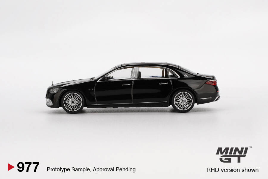 (ÖN SATIŞ) Mini GT 1/64 Mercedes-Maybach S 680 Black MGT00977