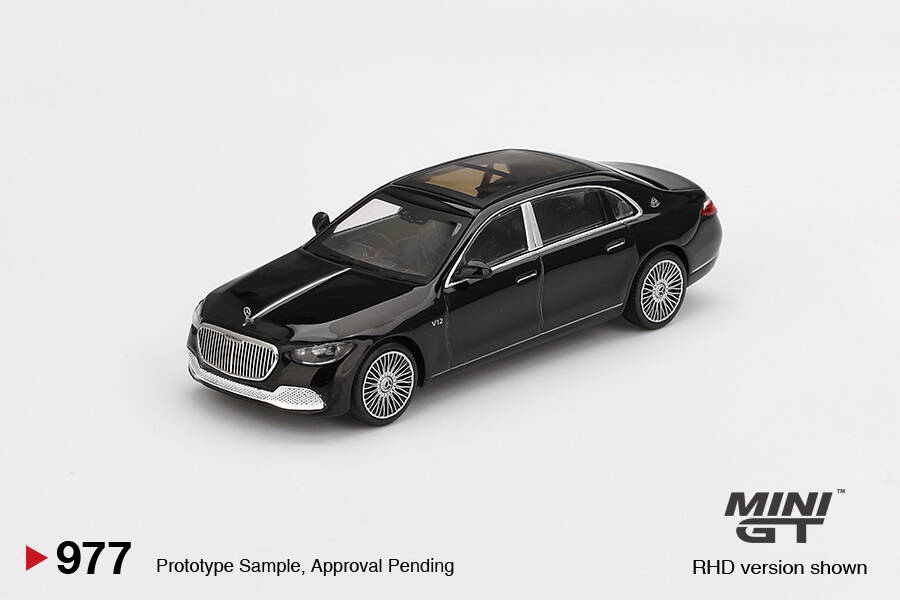 (ÖN SATIŞ) Mini GT 1/64 Mercedes-Maybach S 680 Black MGT00977