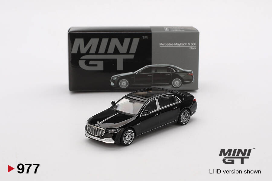 (ÖN SATIŞ) Mini GT 1/64 Mercedes-Maybach S 680 Black MGT00977