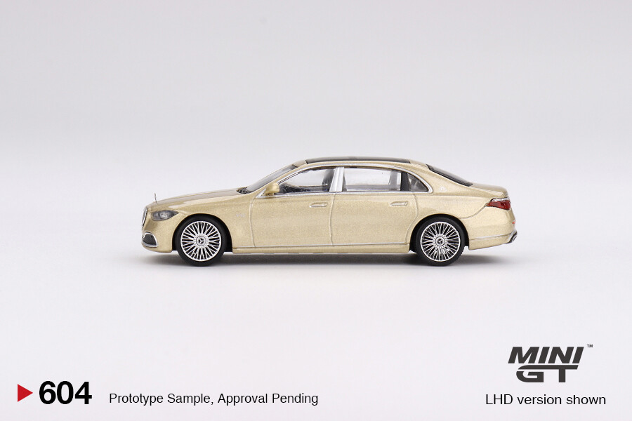 Mini GT 1/64 Mercedes-Maybach S680 Champagne Metallic MGT00604 - Thumbnail