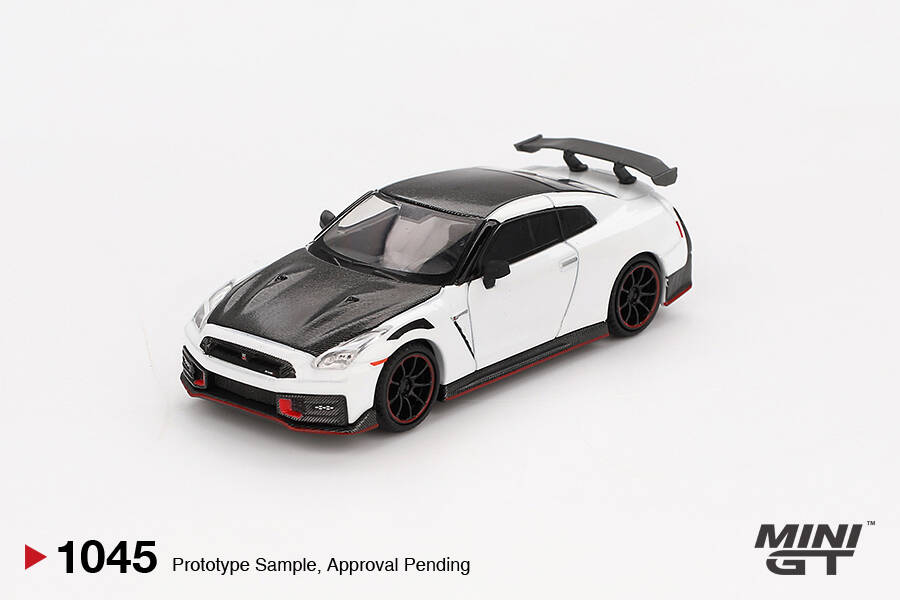 (ÖN SATIŞ) Mini GT 1/64 Nissan GT-R Nismo 2024 Brilliant White Pearl MGT01045