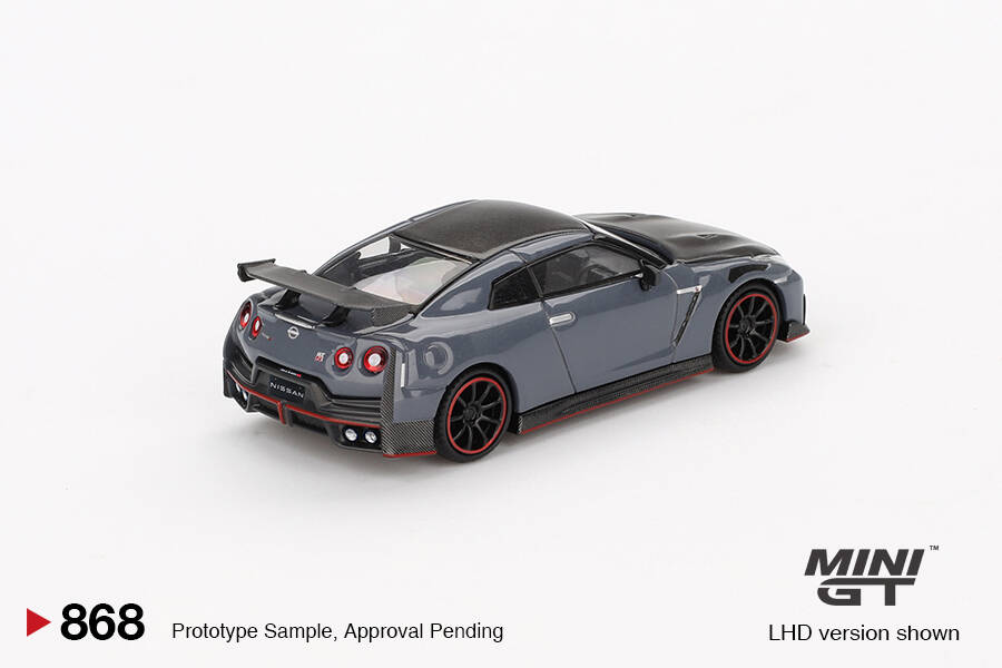 (ÖN SATIŞ) Mini GT 1/64 Nissan GT-R Nismo 2024 NISMO Stealth Gray MGT00868