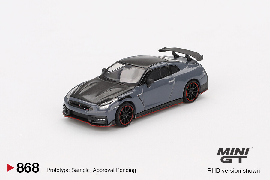(ÖN SATIŞ) Mini GT 1/64 Nissan GT-R Nismo 2024 NISMO Stealth Gray MGT00868 - Thumbnail