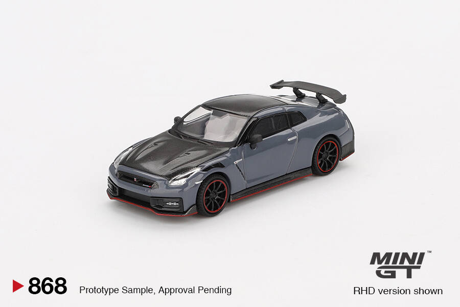 (ÖN SATIŞ) Mini GT 1/64 Nissan GT-R Nismo 2024 NISMO Stealth Gray MGT00868