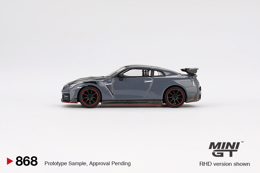 (ÖN SATIŞ) Mini GT 1/64 Nissan GT-R Nismo 2024 NISMO Stealth Gray MGT00868 - Thumbnail