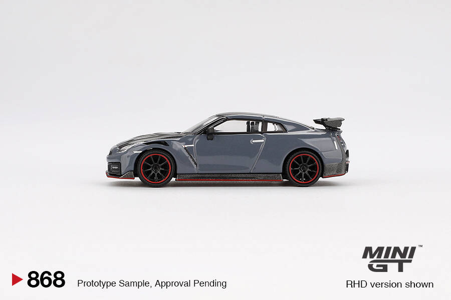 (ÖN SATIŞ) Mini GT 1/64 Nissan GT-R Nismo 2024 NISMO Stealth Gray MGT00868
