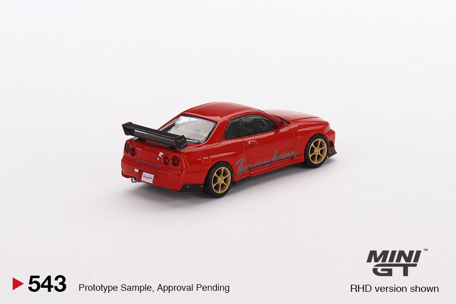 Mini GT 1/64 Nissan GT-R (R34) Tommykaira R-z Red MGT00543 - Thumbnail