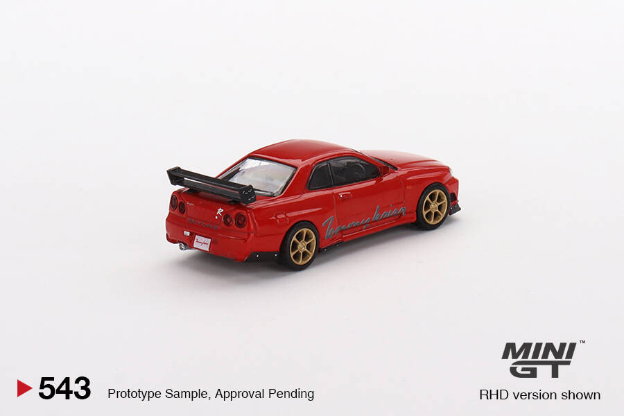 Mini GT 1/64 Nissan GT-R (R34) Tommykaira R-z Red MGT00543