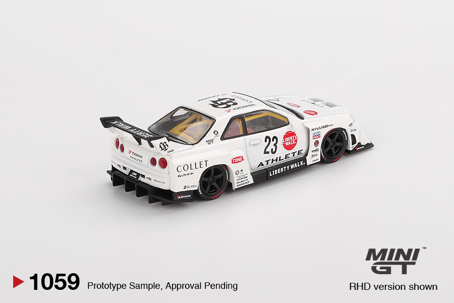 (ÖN SATIŞ) Mini GT 1/64 Nissan LB-ER34 Super Silhouette ATHLETE/COLLET MGT01059 - Thumbnail