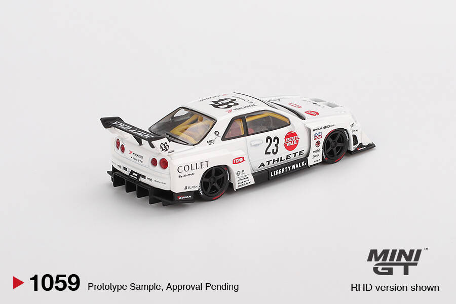 (ÖN SATIŞ) Mini GT 1/64 Nissan LB-ER34 Super Silhouette ATHLETE/COLLET MGT01059