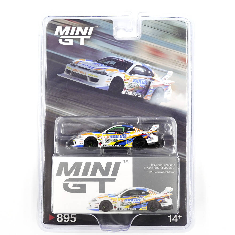 (ÖN SATIŞ) Mini GT 1/64 Nissan LB-Super Silhouette S15 SILVIA 2023 Formula Drift Japan - Blister Paket MGT00895-BL