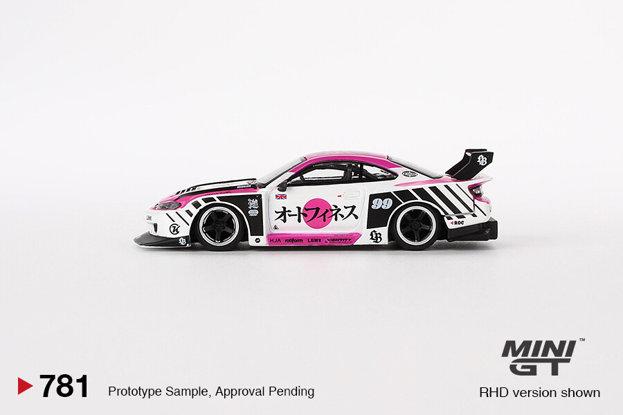 Mini GT 1/64 Nissan LB-Super Silhouette S15 SILVIA Auto Finesse SEMA 2023 - Blister Paket MGT00781-BL - Thumbnail