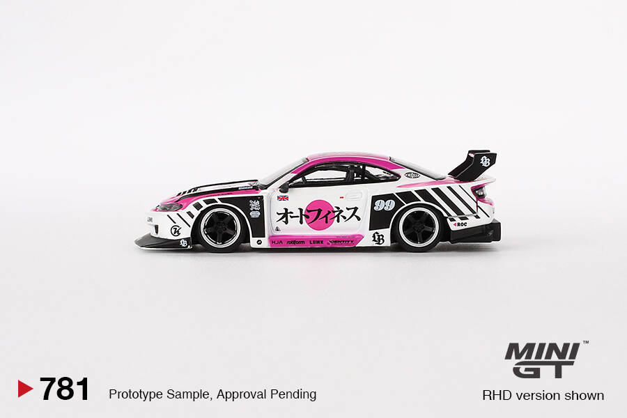 Mini GT 1/64 Nissan LB-Super Silhouette S15 SILVIA Auto Finesse SEMA 2023 - Blister Paket MGT00781-BL