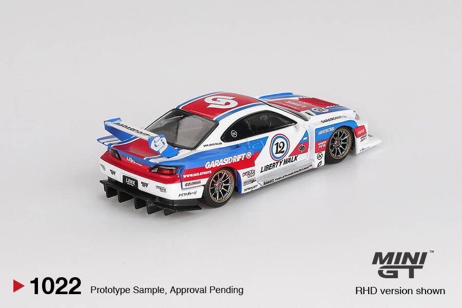 (ÖN SATIŞ) Mini GT 1/64 Nissan LB-Super Silhouette S15 SILVIA GARSIDEIFT x LBWK 2025 MGT01022