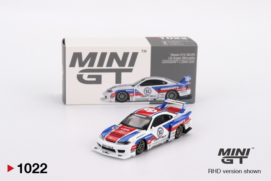 (ÖN SATIŞ) Mini GT 1/64 Nissan LB-Super Silhouette S15 SILVIA GARSIDEIFT x LBWK 2025 MGT01022 - Thumbnail