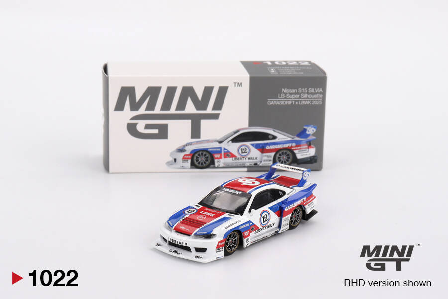 (ÖN SATIŞ) Mini GT 1/64 Nissan LB-Super Silhouette S15 SILVIA GARSIDEIFT x LBWK 2025 MGT01022