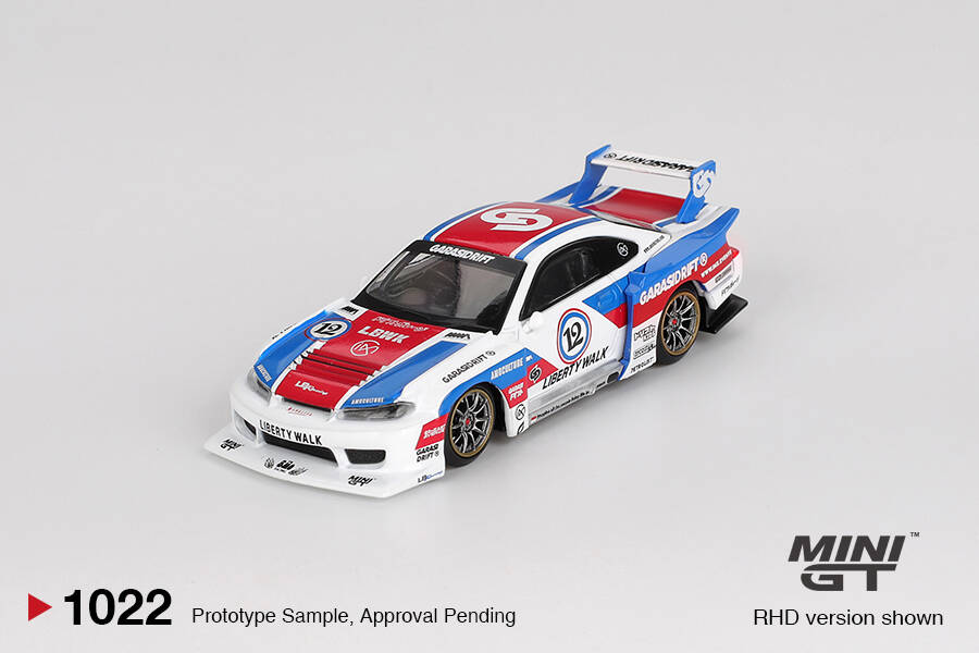 (ÖN SATIŞ) Mini GT 1/64 Nissan LB-Super Silhouette S15 SILVIA GARSIDEIFT x LBWK 2025 MGT01022