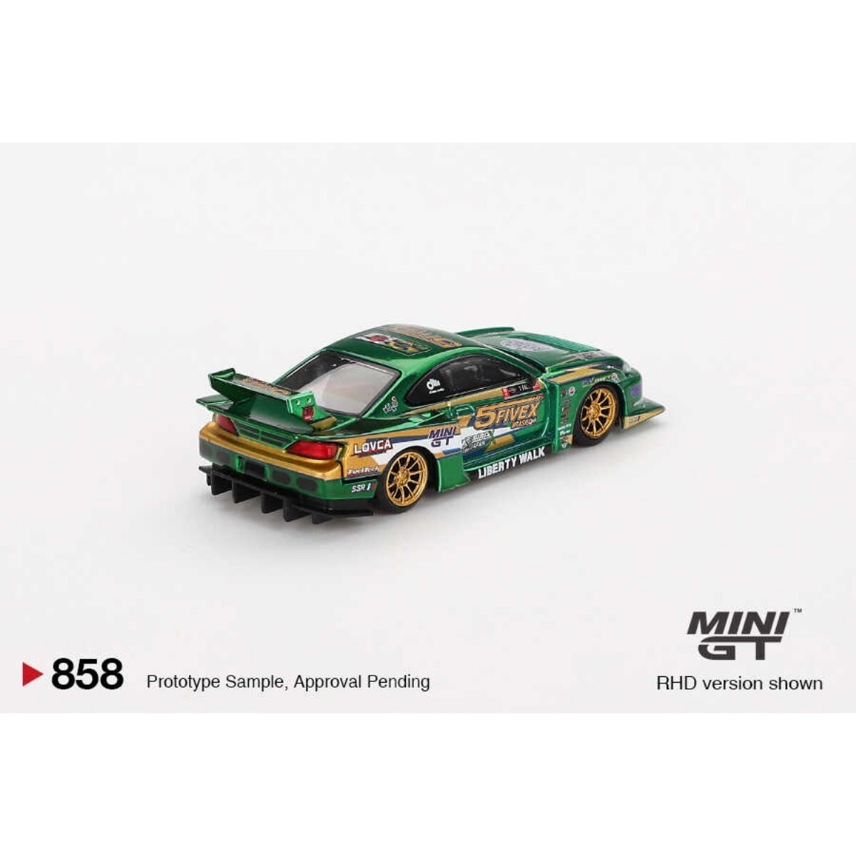 (ÖN SATIŞ) Mini GT 1/64 Nissan LB-Super Silhouette S15 SILVIA LBWK 2024 Fausto Racing - Blister Paket MGT00858-BL - Thumbnail