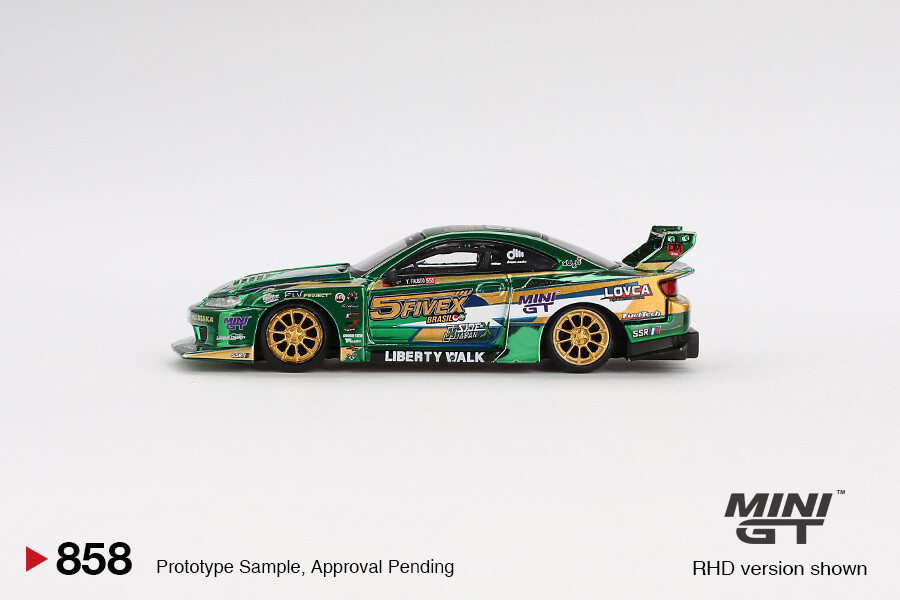 (ÖN SATIŞ) Mini GT 1/64 Nissan LB-Super Silhouette S15 SILVIA LBWK 2024 Fausto Racing MGT00858 - Thumbnail