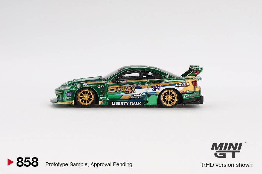 (ÖN SATIŞ) Mini GT 1/64 Nissan LB-Super Silhouette S15 SILVIA LBWK 2024 Fausto Racing MGT00858