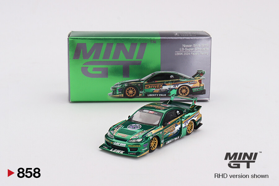 (ÖN SATIŞ) Mini GT 1/64 Nissan LB-Super Silhouette S15 SILVIA LBWK 2024 Fausto Racing MGT00858 - Thumbnail