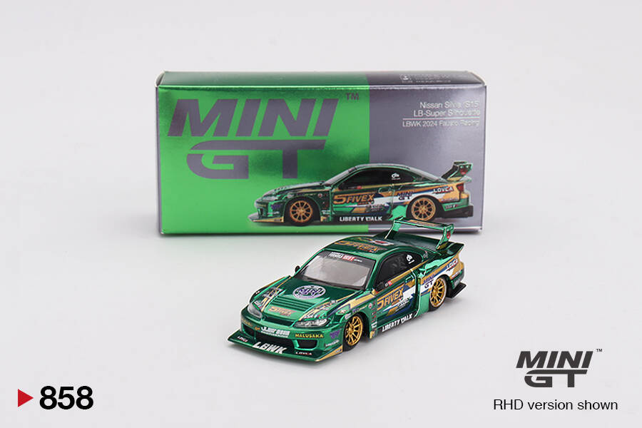 (ÖN SATIŞ) Mini GT 1/64 Nissan LB-Super Silhouette S15 SILVIA LBWK 2024 Fausto Racing MGT00858