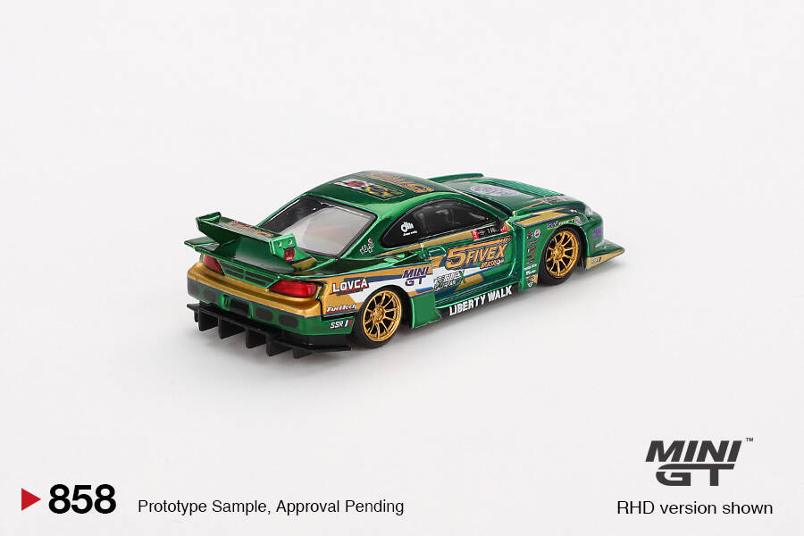 (ÖN SATIŞ) Mini GT 1/64 Nissan LB-Super Silhouette S15 SILVIA LBWK 2024 Fausto Racing MGT00858