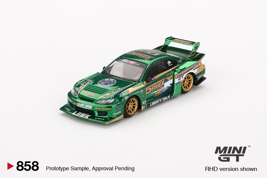 (ÖN SATIŞ) Mini GT 1/64 Nissan LB-Super Silhouette S15 SILVIA LBWK 2024 Fausto Racing MGT00858 - Thumbnail