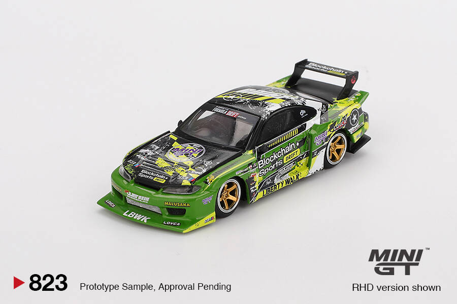 (ÖN SATIŞ) Mini GT 1/64 Nissan LB-Super Silhouette S15 SILVIA V2 2024 Formula Drift Japan MGT00823