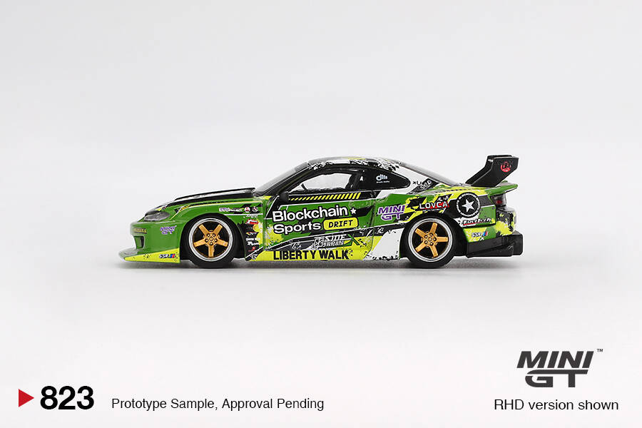 (ÖN SATIŞ) Mini GT 1/64 Nissan LB-Super Silhouette S15 SILVIA V2 2024 Formula Drift Japan MGT00823