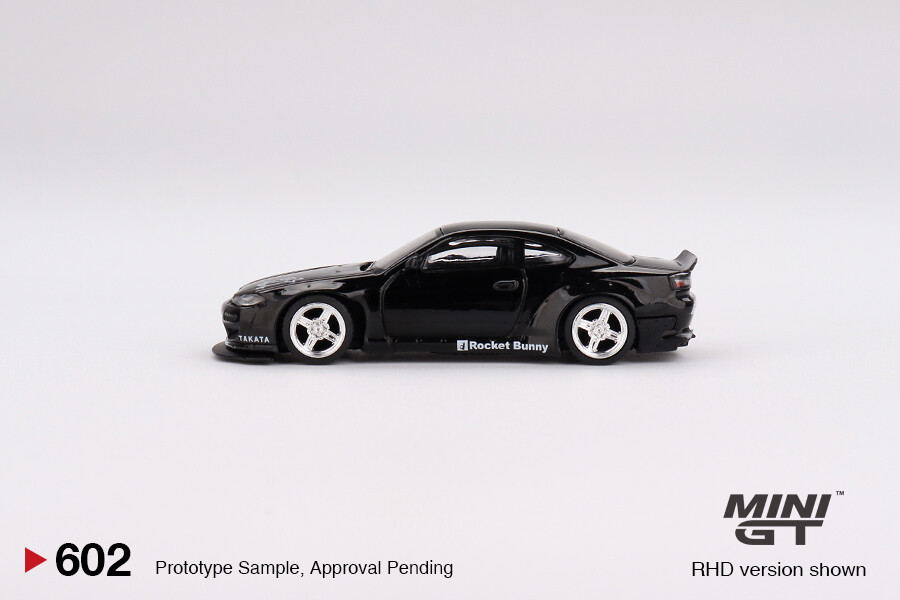 Mini GT 1/64 Nissan Silvia (S15) Rocket Bunny Black Pearl MGT00602 - Thumbnail