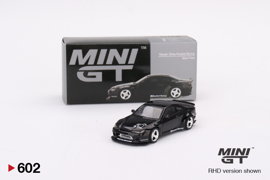 Mini GT 1/64 Nissan Silvia (S15) Rocket Bunny Black Pearl MGT00602 - Thumbnail