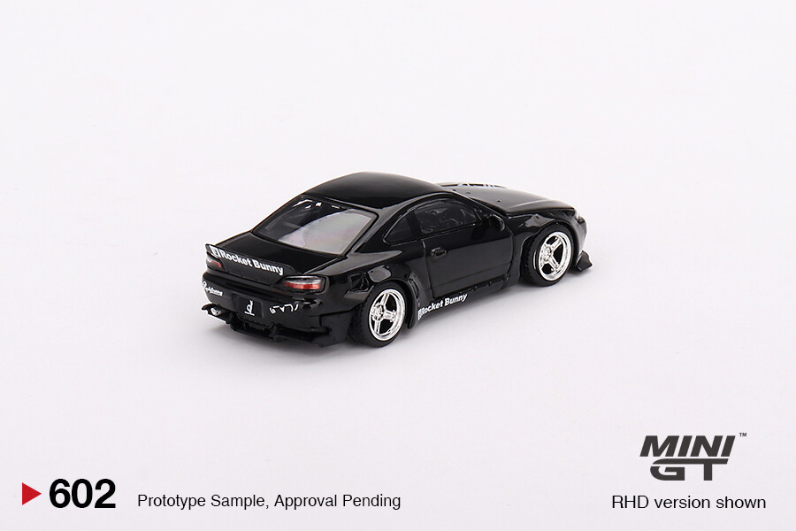 Mini GT 1/64 Nissan Silvia (S15) Rocket Bunny Black Pearl MGT00602 - Thumbnail