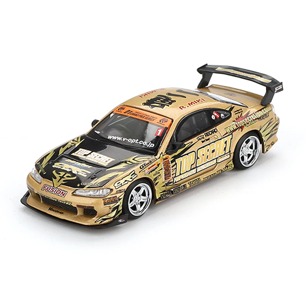 (ÖN SATIŞ) Mini GT 1/64 Nissan Silvia (S15) Top Secret D1GP - Blister Paket MGT00714-BL - Thumbnail
