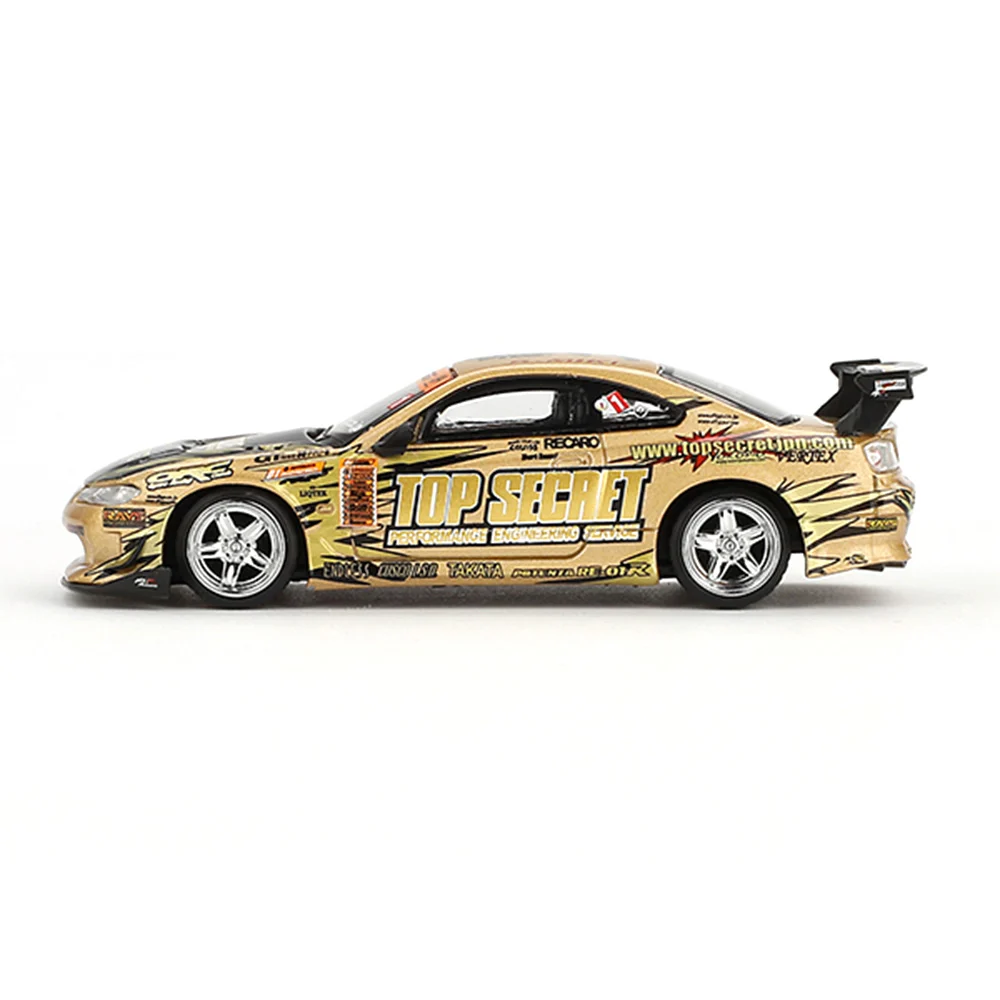 (ÖN SATIŞ) Mini GT 1/64 Nissan Silvia (S15) Top Secret D1GP - Blister Paket MGT00714-BL
