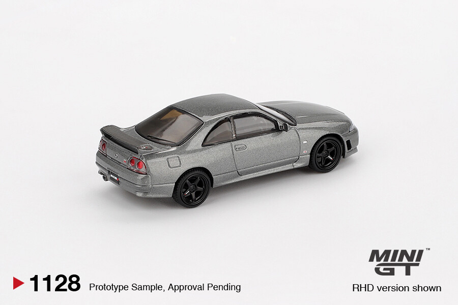 (ÖN SATIŞ) Mini GT 1/64 NISSAN Skyline GT-R Dark Metal Gray (NISMO BCNR33 CRS Version) MGT01128 - Thumbnail