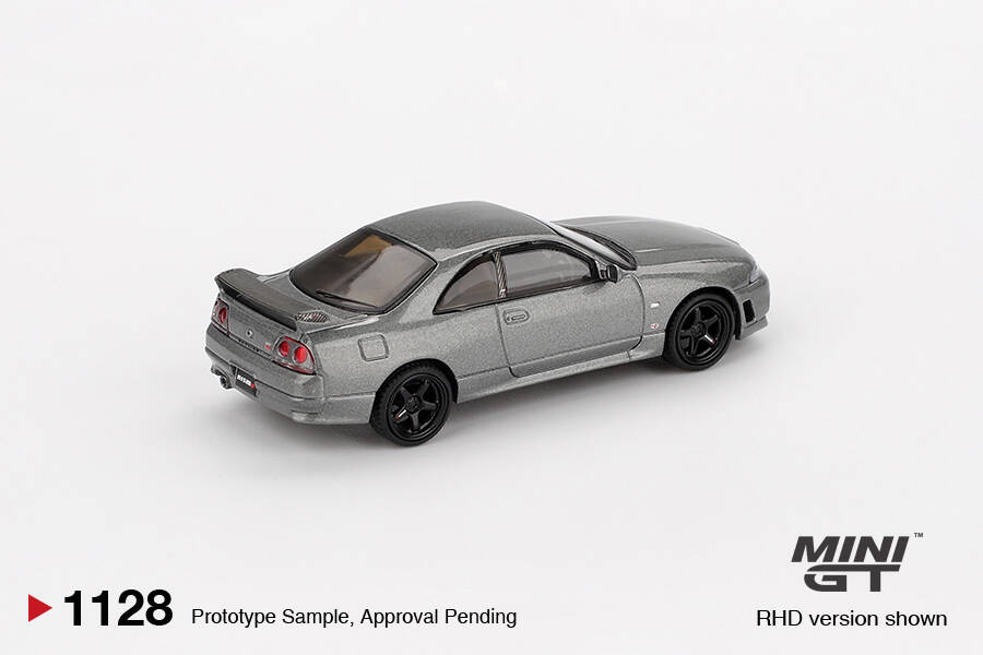 (ÖN SATIŞ) Mini GT 1/64 NISSAN Skyline GT-R Dark Metal Gray (NISMO BCNR33 CRS Version) MGT01128