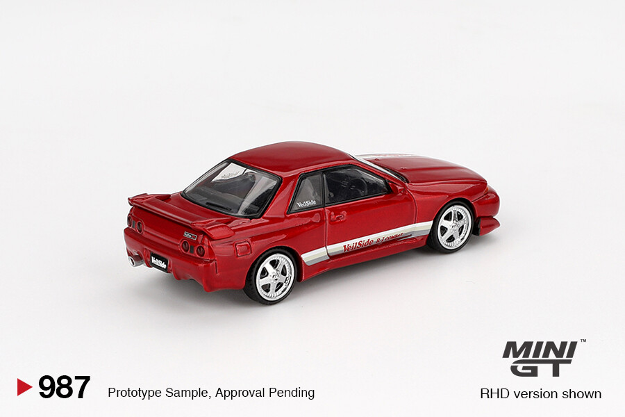 (ÖN SATIŞ) Mini GT 1/64 Nissan Skyline GT-R (R32) VeilSide Combat C-I Gem Red MGT00987 - Thumbnail
