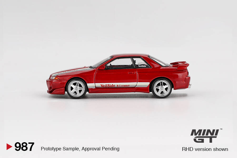 (ÖN SATIŞ) Mini GT 1/64 Nissan Skyline GT-R (R32) VeilSide Combat C-I Gem Red MGT00987
