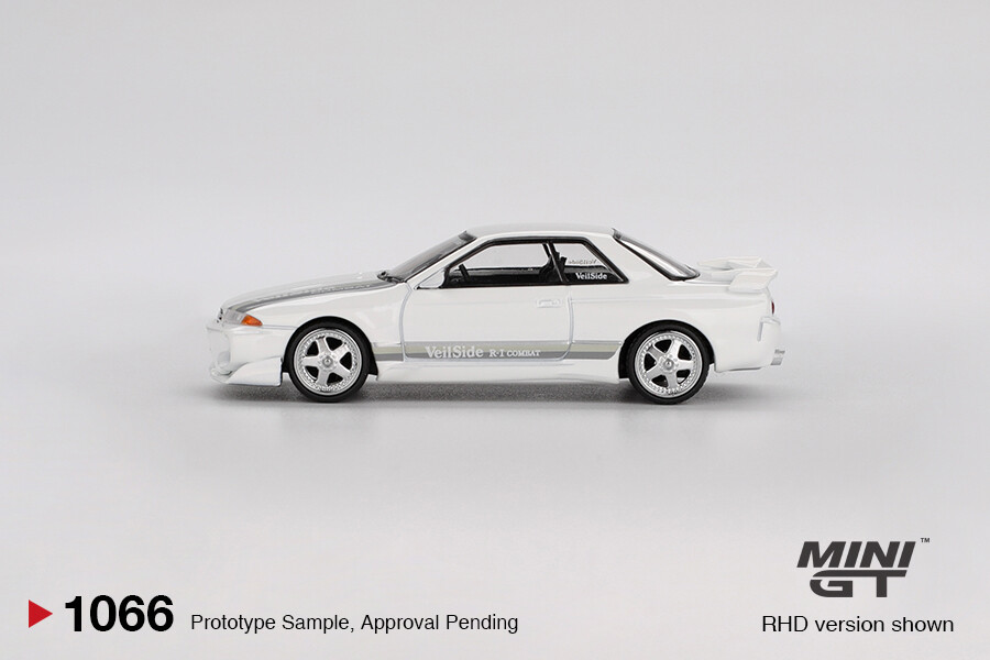(ÖN SATIŞ) Mini GT 1/64 Nissan Skyline GT-R (R32) VeilSide Combat C-I White MGT01066 - Thumbnail